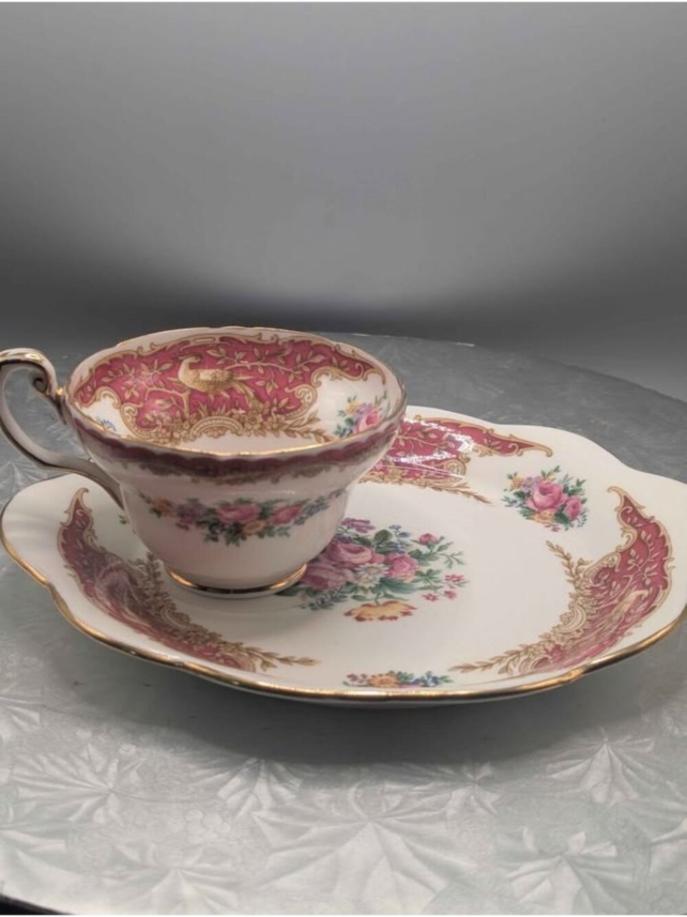 E.B. Foley Bone China "Montrose" Tennis Set